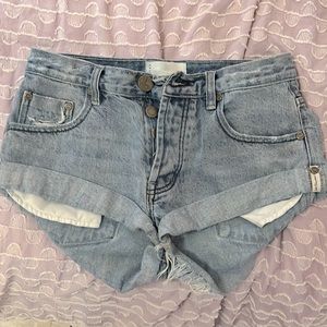 One Teaspoon Shorts Size 25